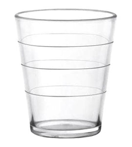  2OZ THICK CLEAR PLASTIC SHOT GLASS