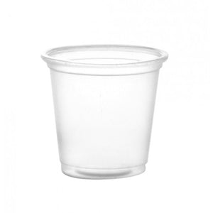 1oz clear plastic cups (100 pack sleeves) - CASE OF 100